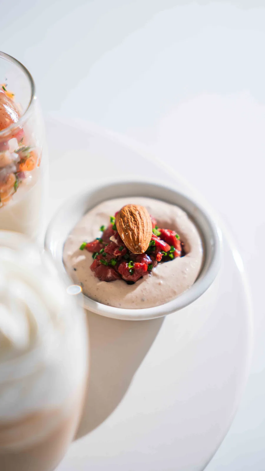 Verrine aux fruits secs